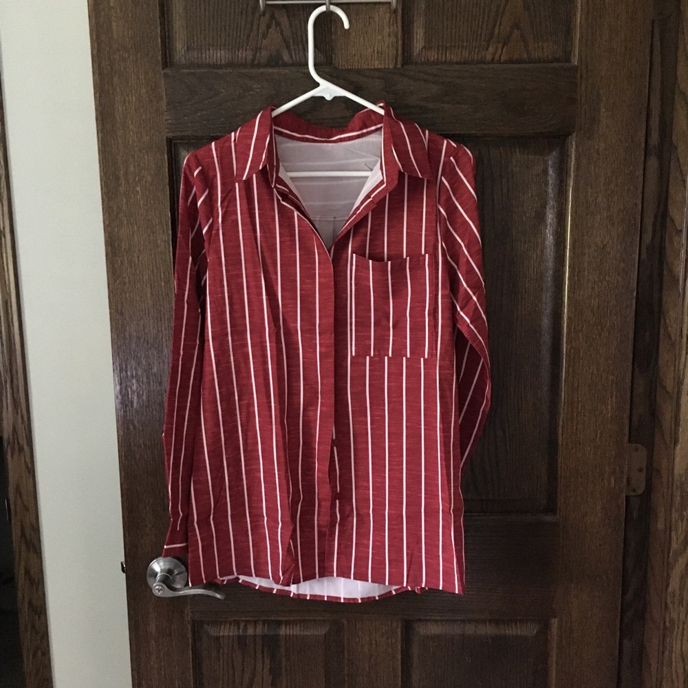 NWOT Striped button down shirt